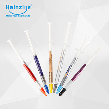 华能智研HY610针管0.5G装金色导热硅脂3.05w散热膏 华能智研HY610针管0.5G装金色导热硅脂3.05w散热膏