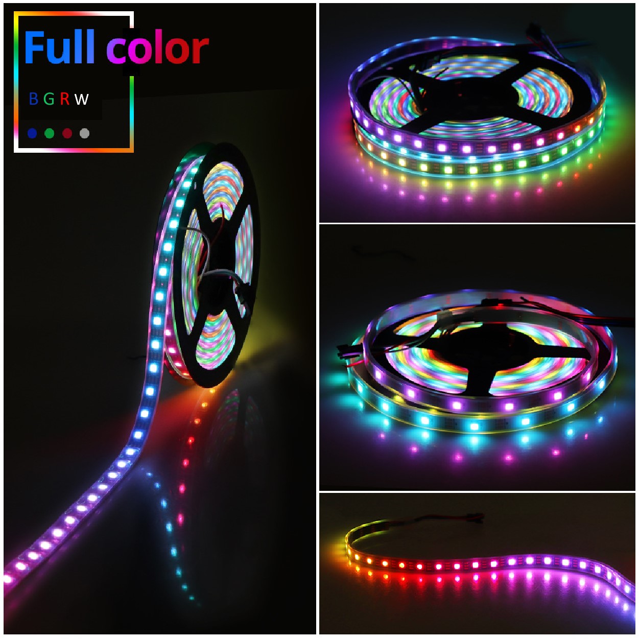 WS2815 12V RGB 60LED 软灯条 WS2815 12V RGB 60LED 软灯条