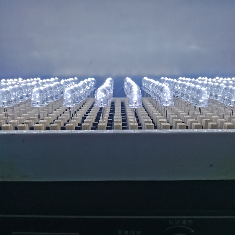 F10圆头有边亮白光暖白光LED灯珠